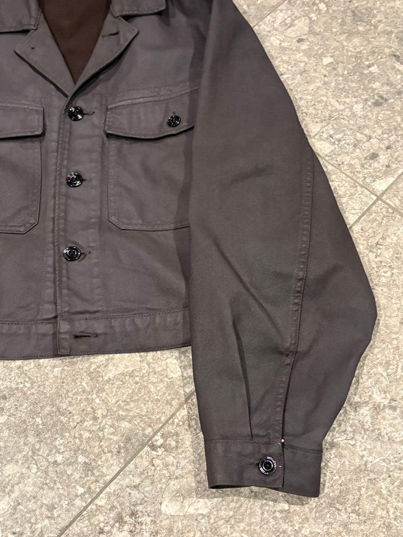 LEMAIRE　TRUCKER JACKET　COAL　OW1188LD1059