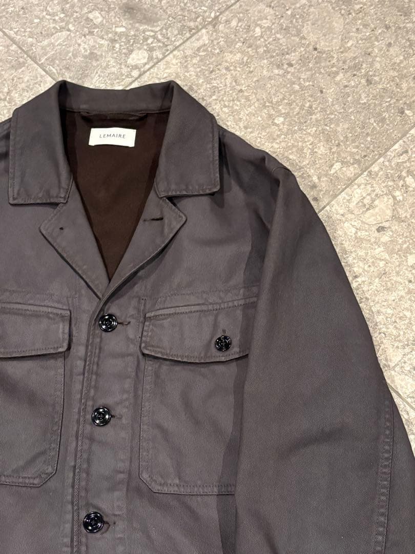 LEMAIRE　TRUCKER JACKET　COAL　OW1188LD1059