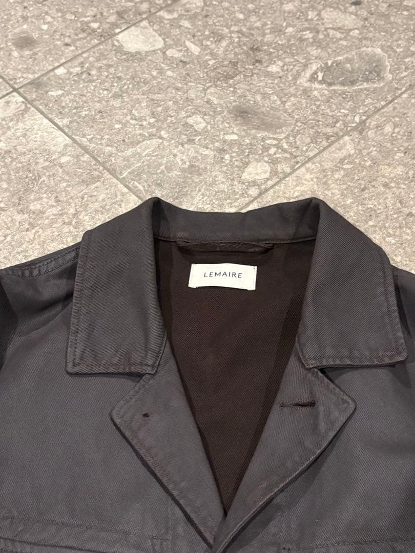 LEMAIRE　TRUCKER JACKET　COAL　OW1188LD1059