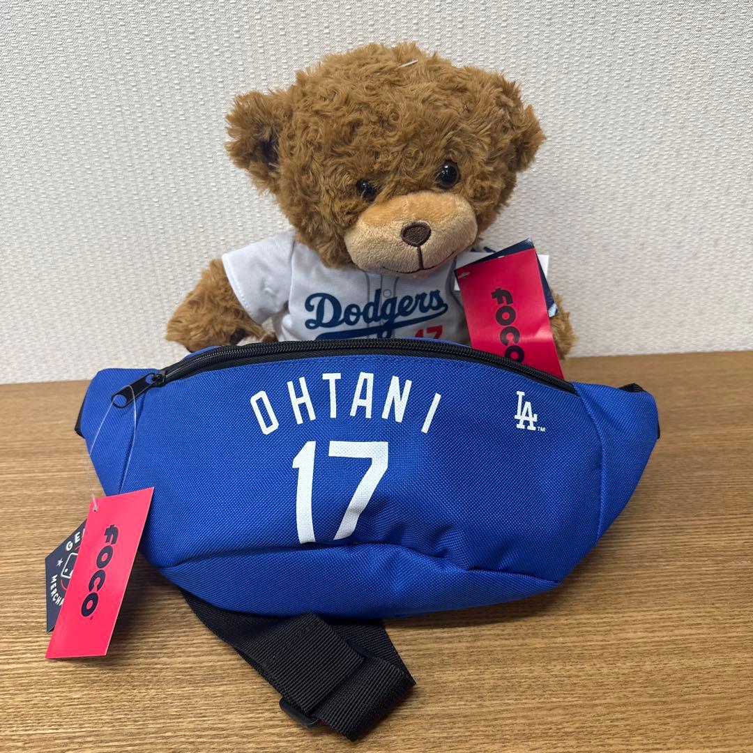 OHTANI 17 ウエストバッグ&大人気大谷翔平テディベアのお買得セット販売