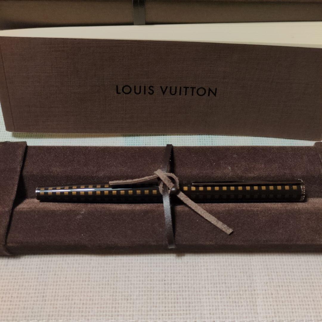 LOUIS VUITTON ダミエジェットラックボールペン ブラック✕ブラウン色