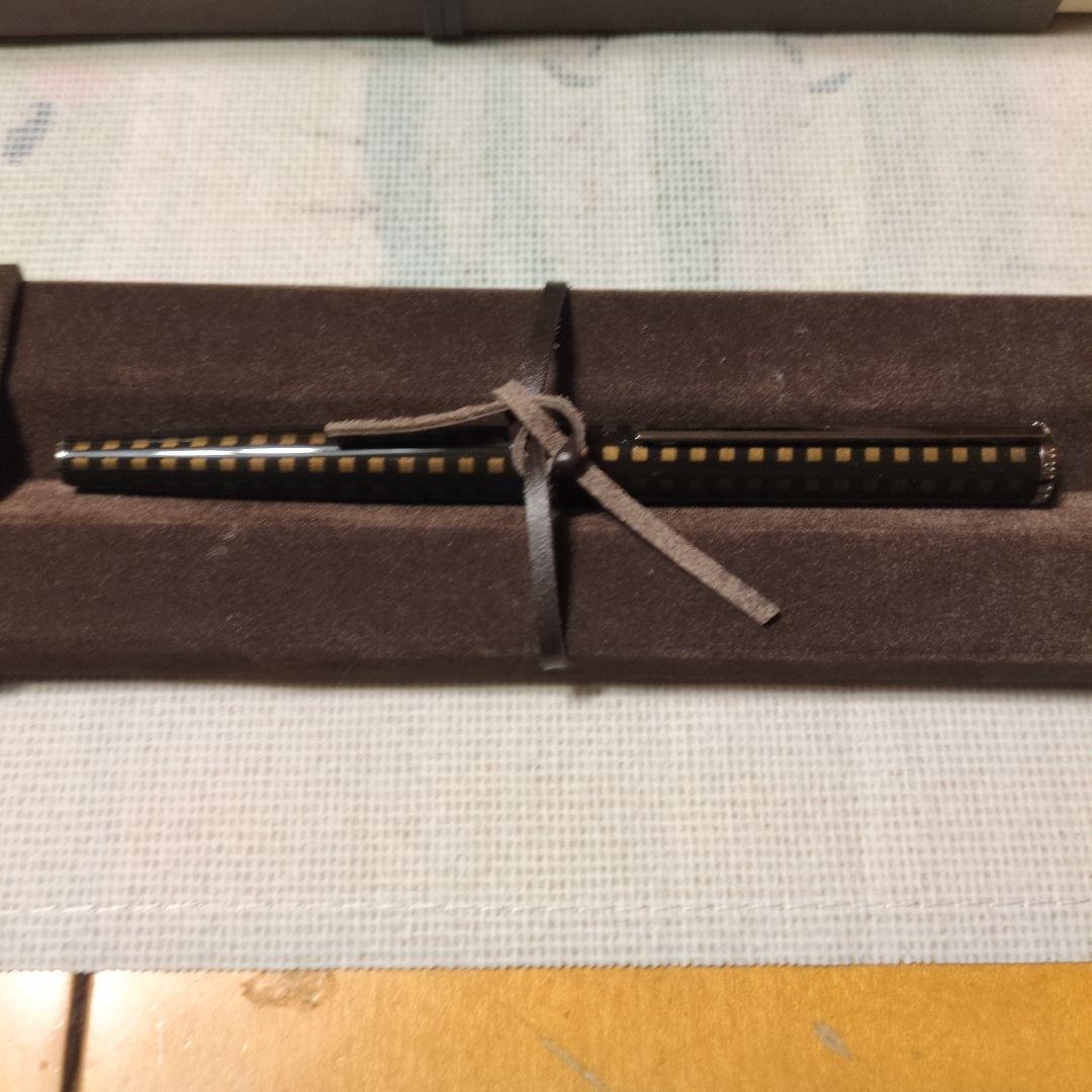 LOUIS VUITTON ダミエジェットラックボールペン ブラック✕ブラウン色