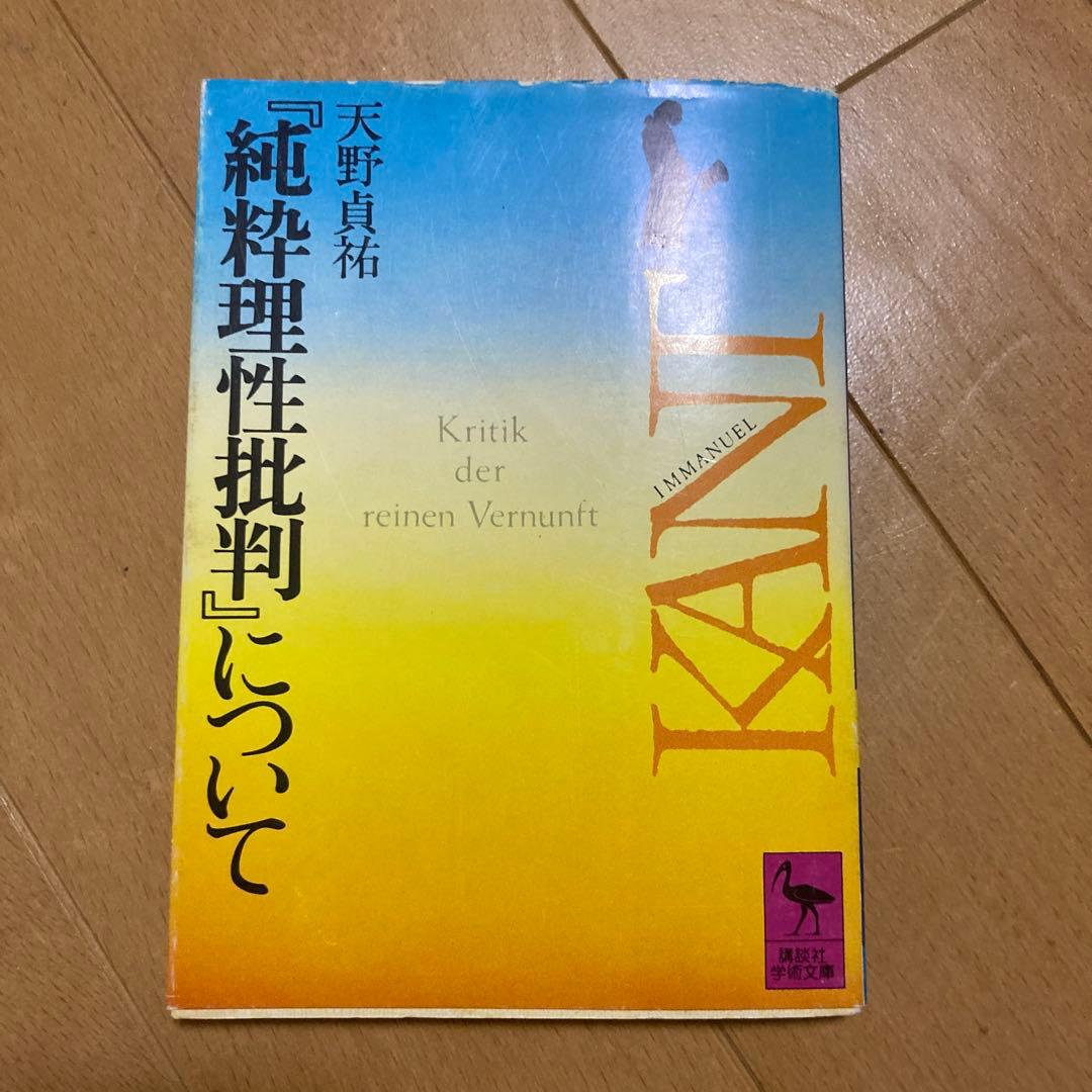 天野貞祐　イマヌエル・カント　純粋理性批判　純粋理性批判について　5冊