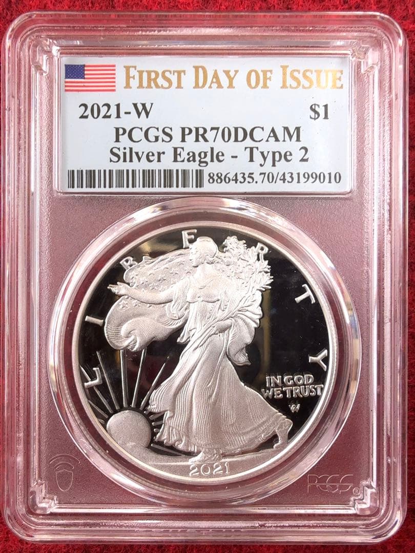 徳*安様 2021年 4枚セット PCGS MS70 PR70DCAM シルバー