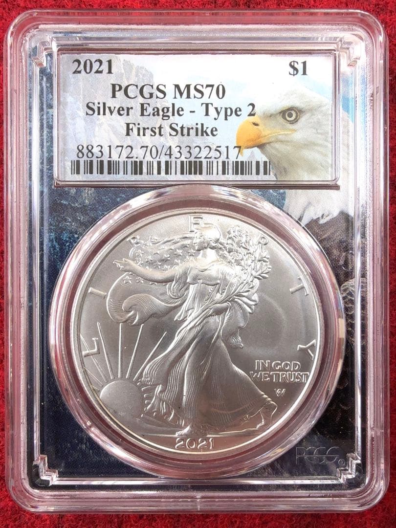 徳*安様 2021年 4枚セット PCGS MS70 PR70DCAM シルバー