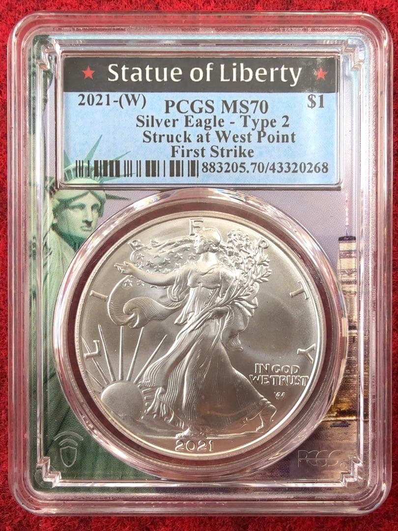徳*安様 2021年 4枚セット PCGS MS70 PR70DCAM シルバー