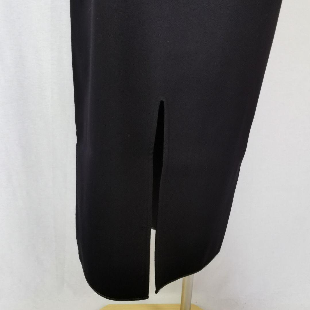 極美品 タグ付き Uneck Piping Dress