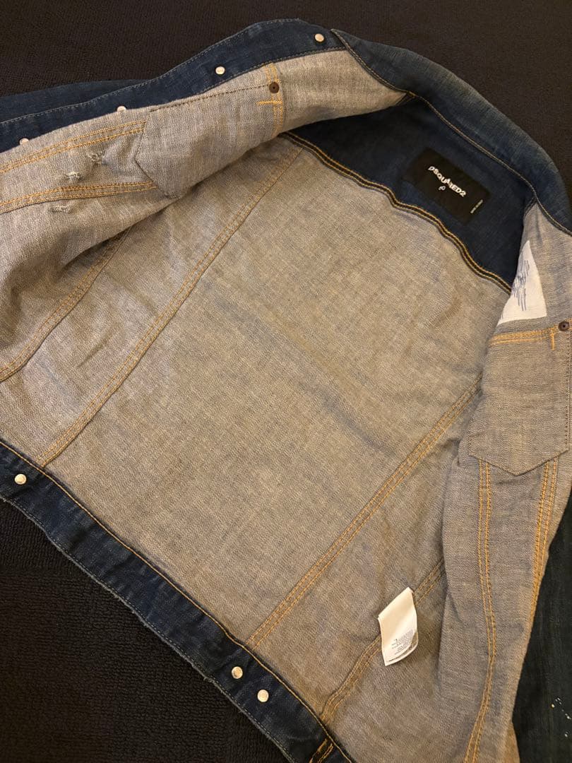k*o様 盛*様 DSQUARED2 ダメージ加工 デニムジャケット