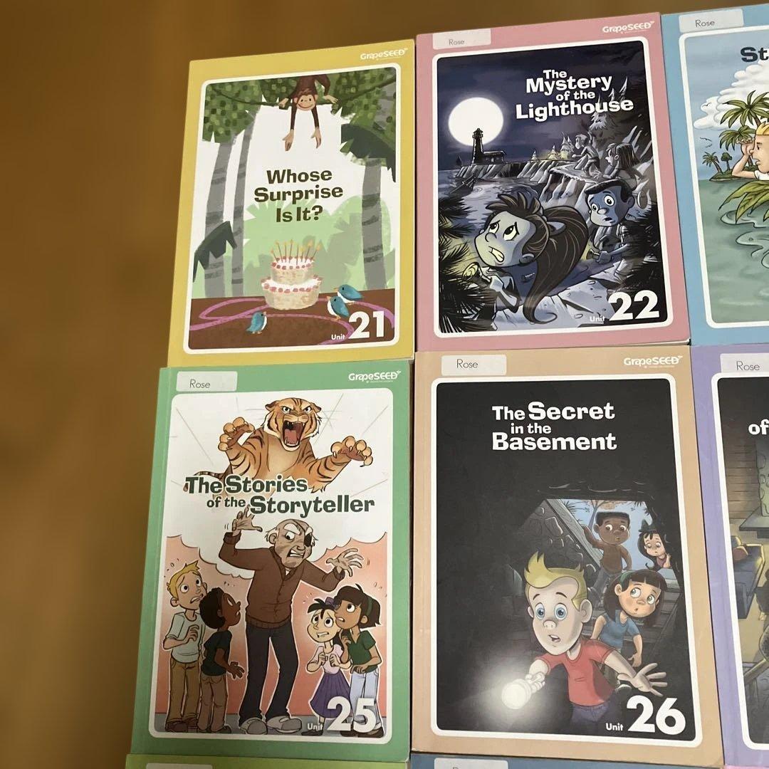 グレープシード 英語 adventure reader unit 21〜32