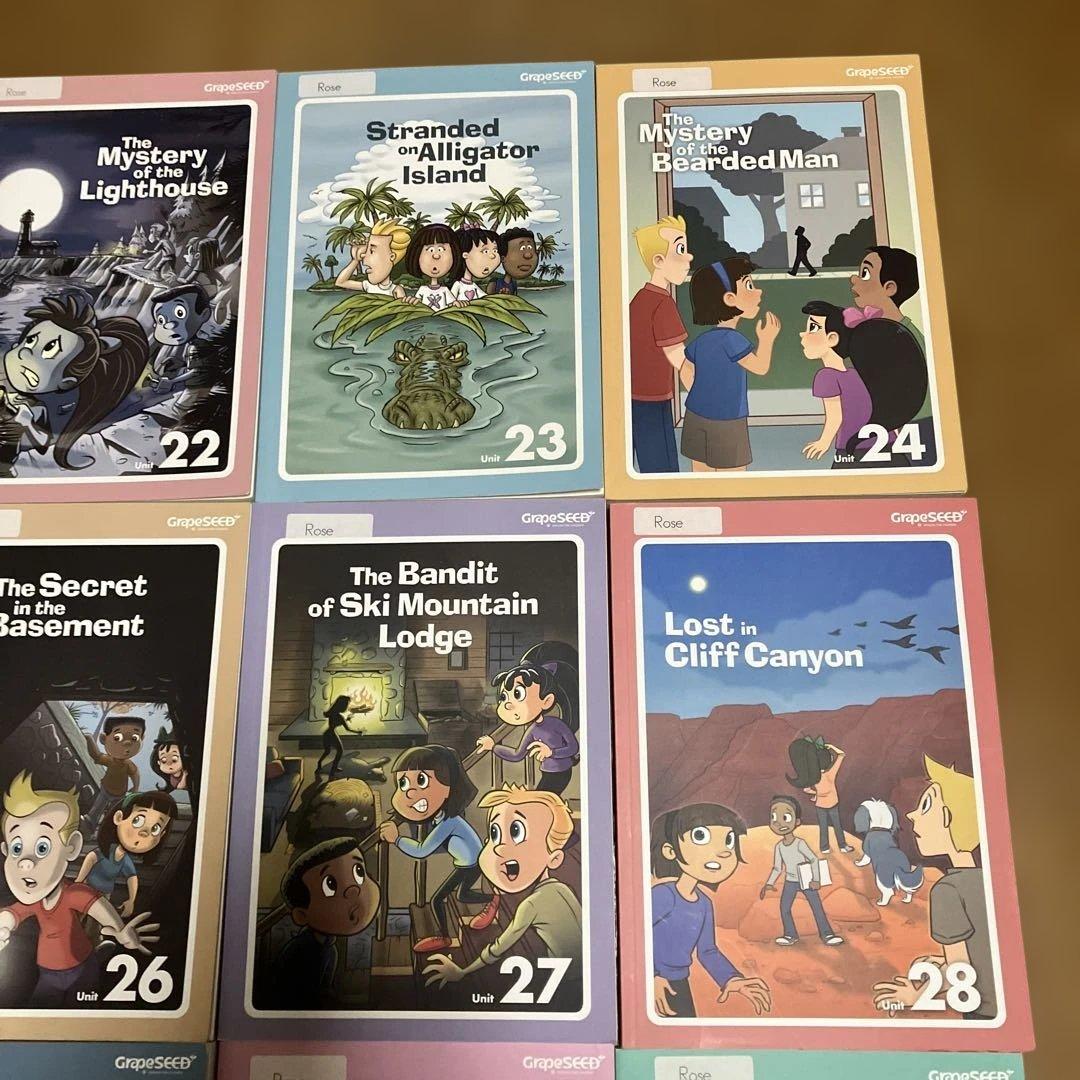 グレープシード 英語 adventure reader unit 21〜32