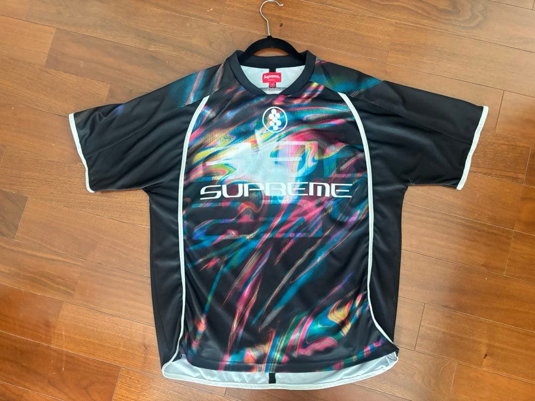 SUPREME サッカーシャツ ブラック