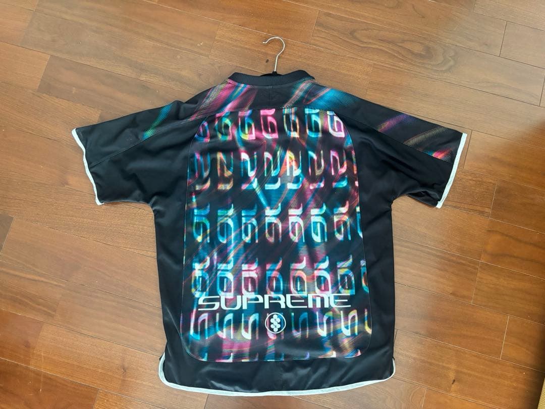 SUPREME サッカーシャツ ブラック