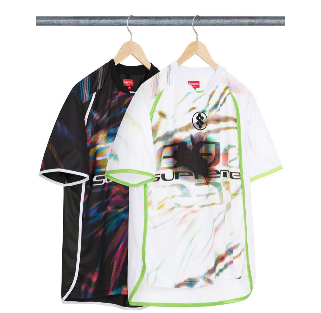 SUPREME サッカーシャツ ブラック