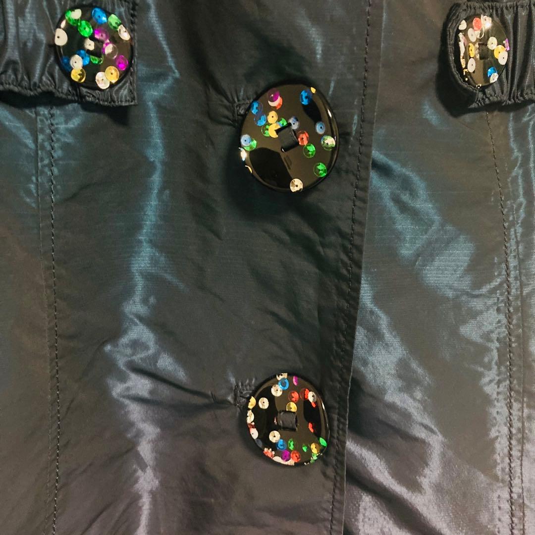 【美品】伊太利屋　キラキラボタンのお洒落なジャケット
