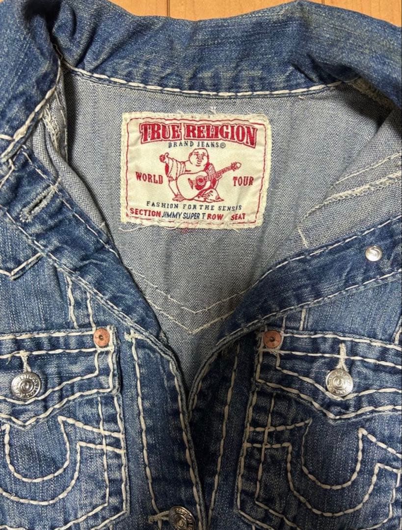 IO着用　TRUE RELIGION スーパーTデニムジャケット