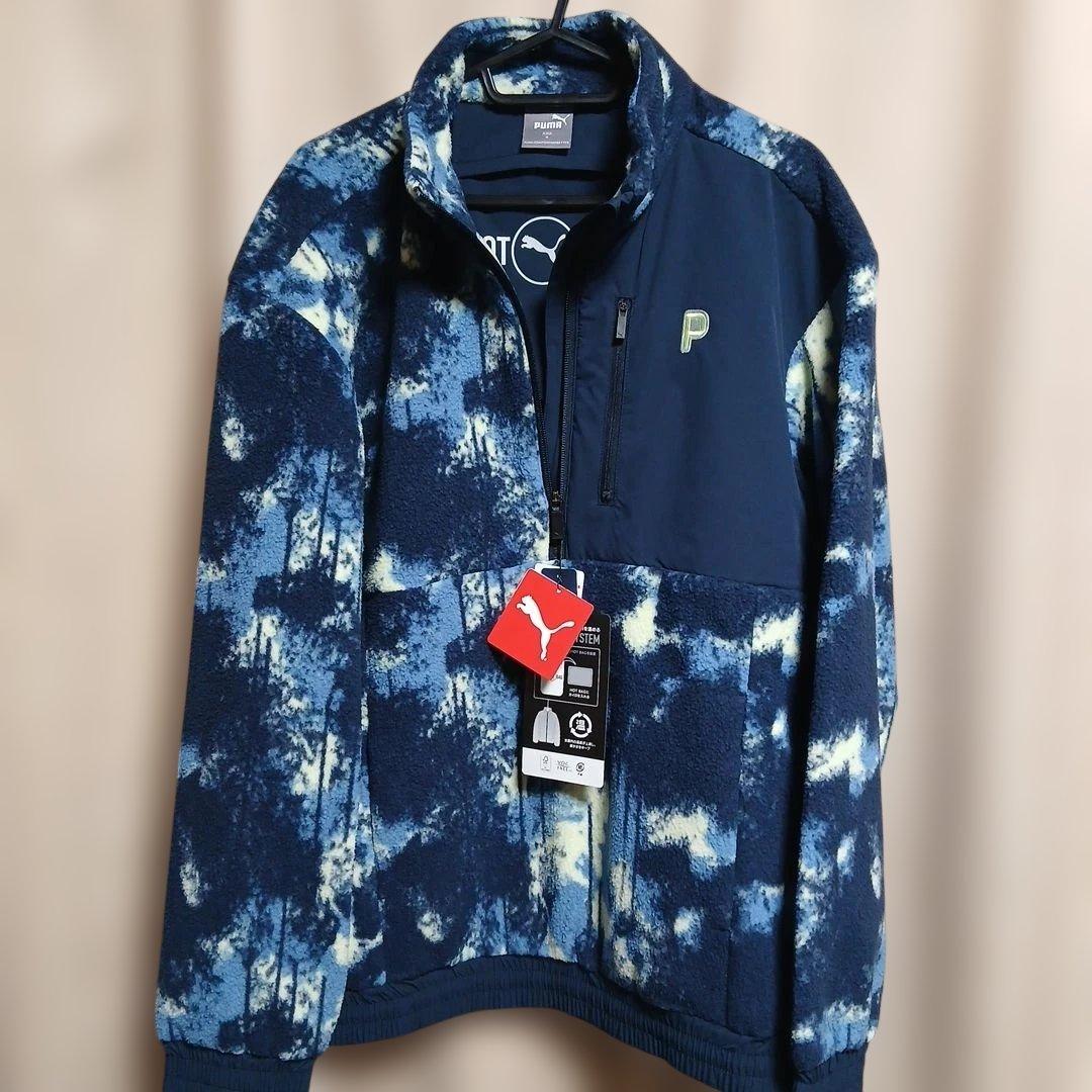 Puma フリースジャケット ネイビー