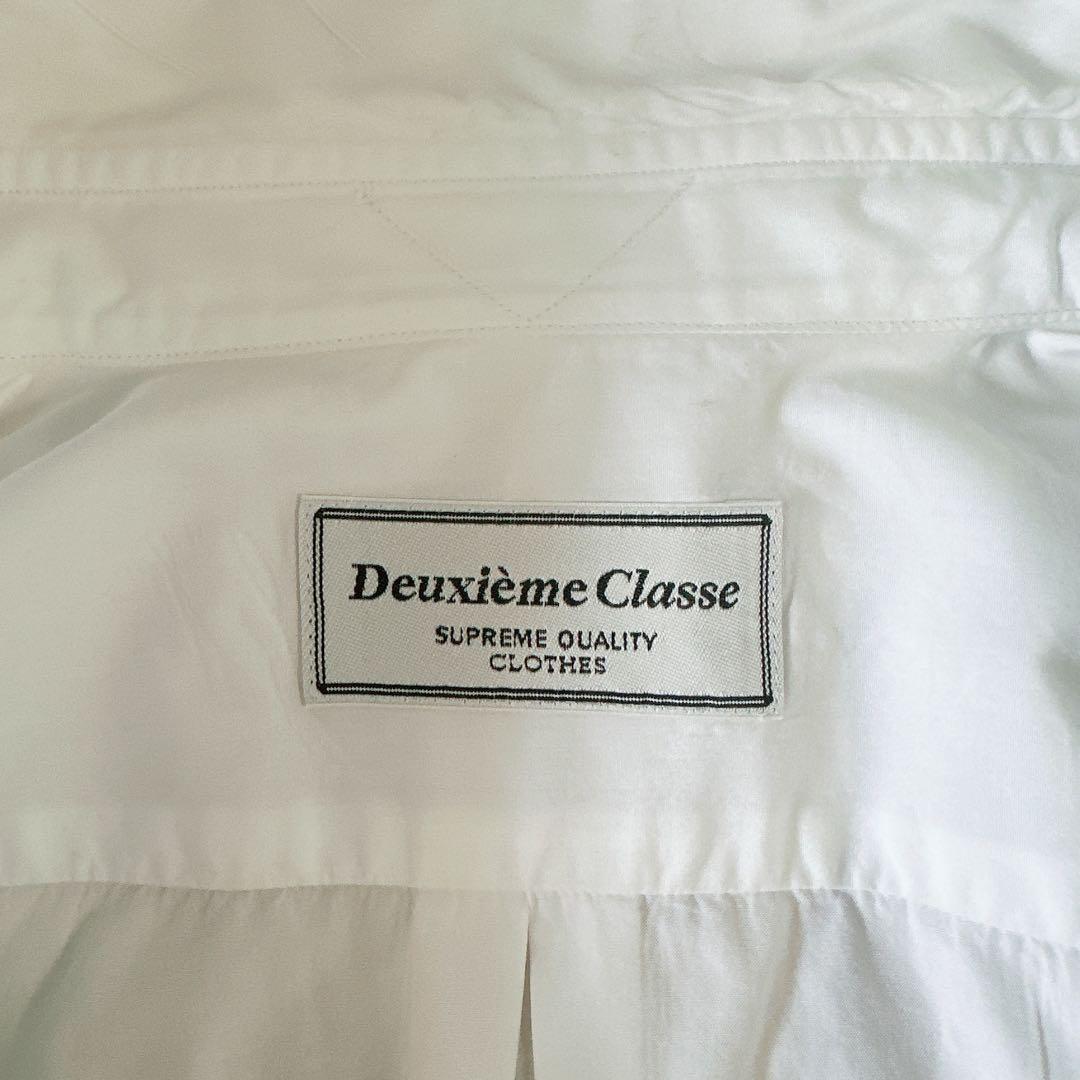 美品♪ドゥーズィエムクラス AIBINI WASHシャツ コットン 白シャツ