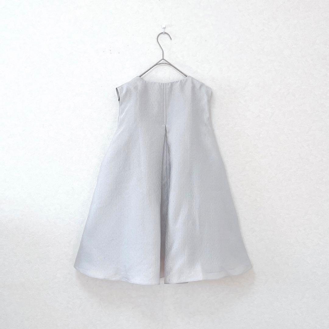 美品✨LE PHIL 23SS シアー ジャガード ジレ ブラウス シルク混