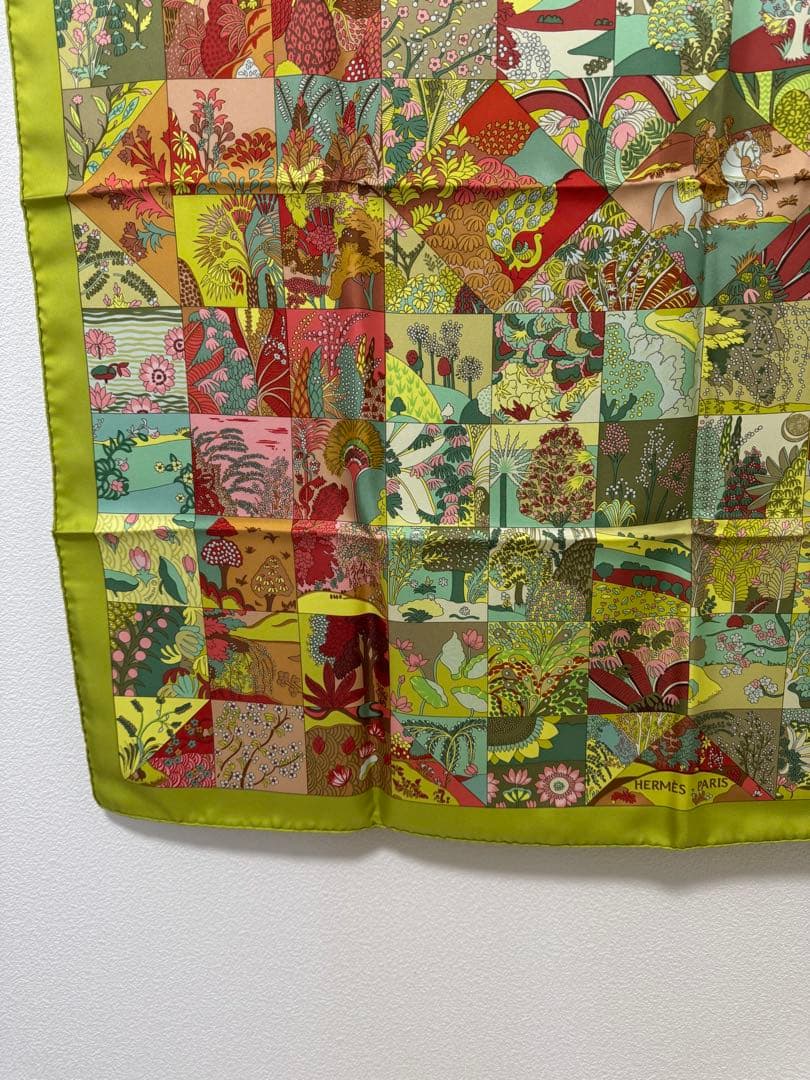 HERMES エルメス スカーフ カレ90 シルク Tout en Quilt