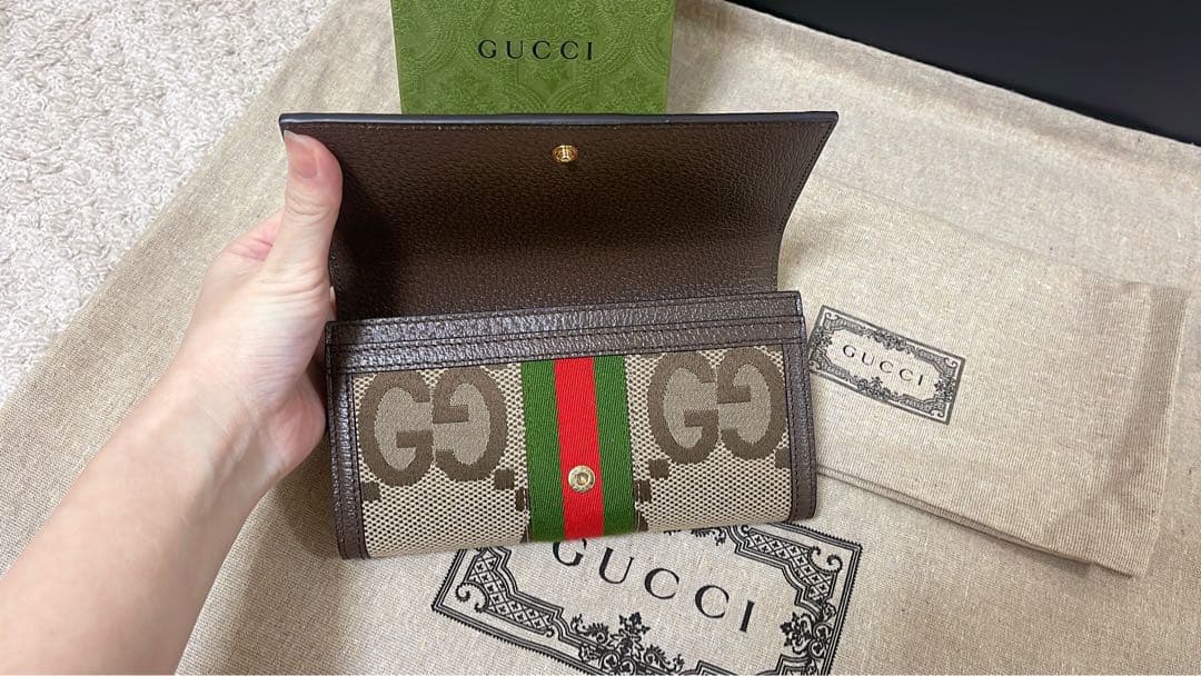 新品未使用 正規品 GUCCI ジャンボGGトートバッグ& OPHIDIA 財布