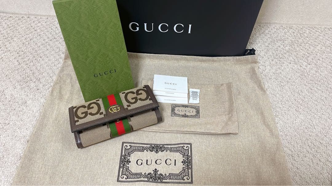 新品未使用 正規品 GUCCI ジャンボGGトートバッグ& OPHIDIA 財布