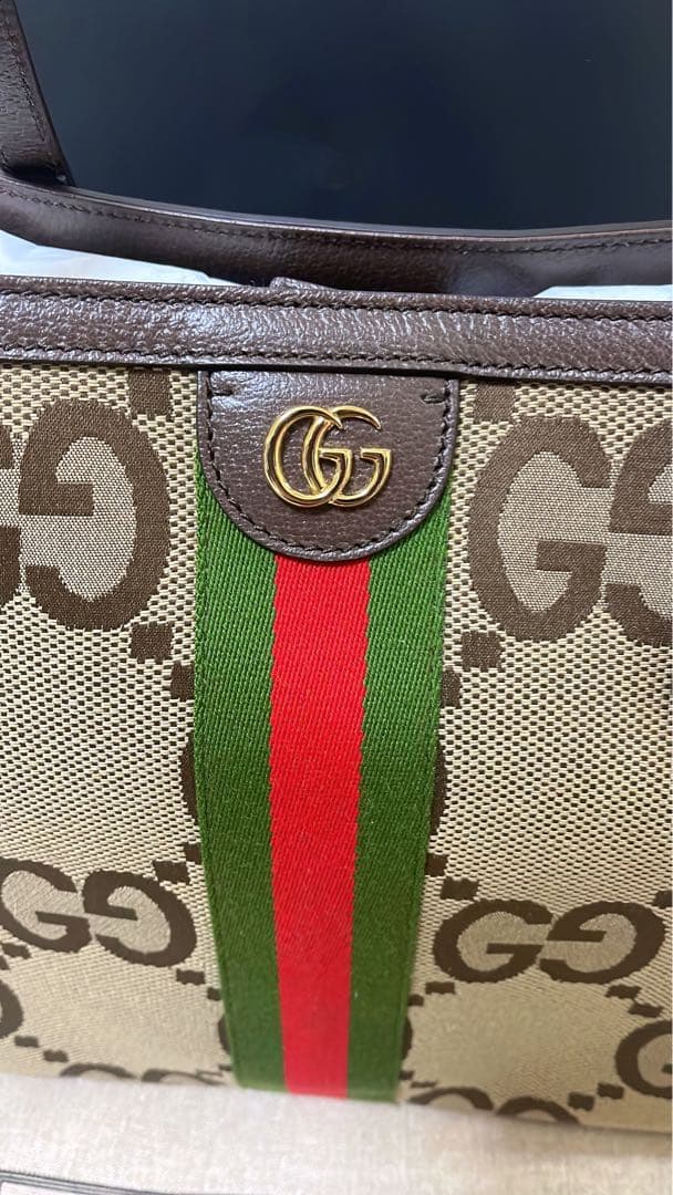 新品未使用 正規品 GUCCI ジャンボGGトートバッグ& OPHIDIA 財布