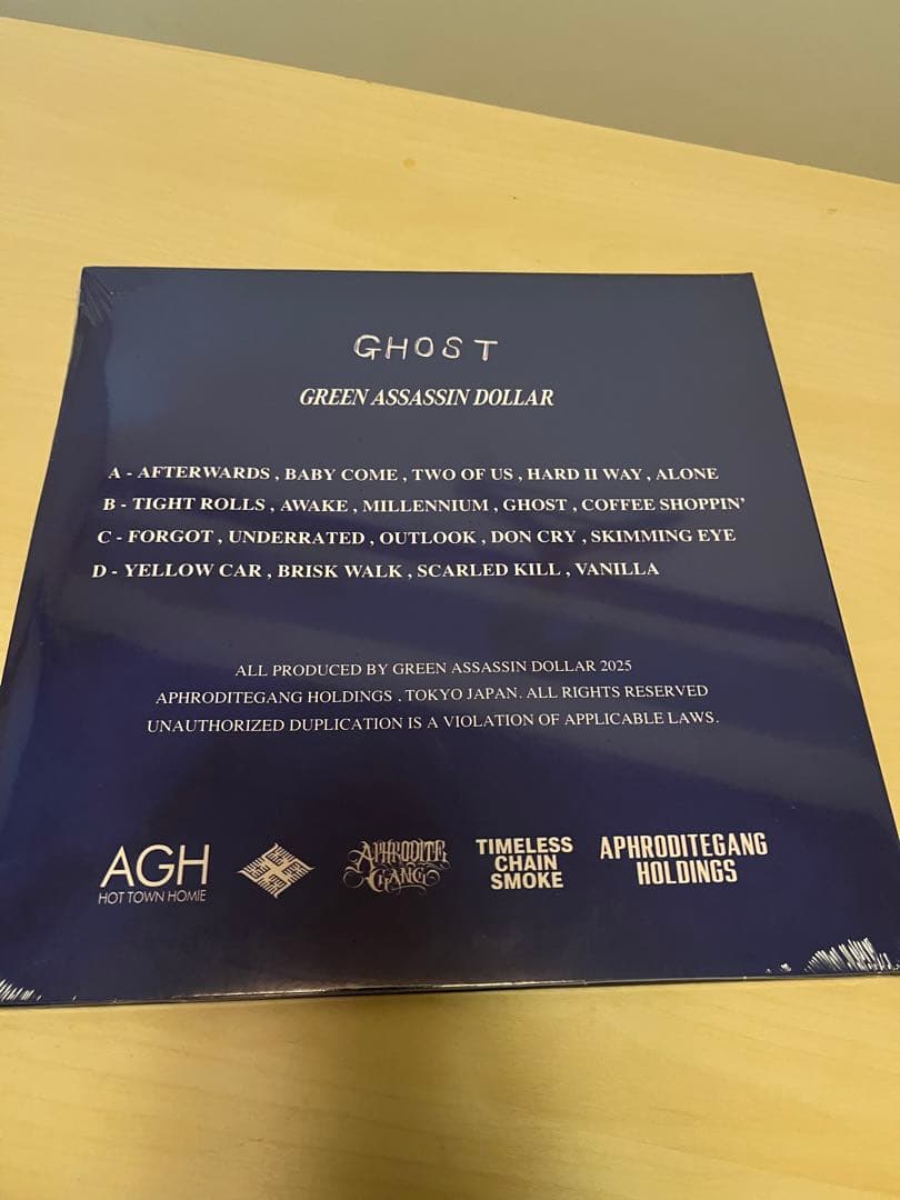 GHOST 2LP GREEN ASSASSIN DOLLAR 舐達麻