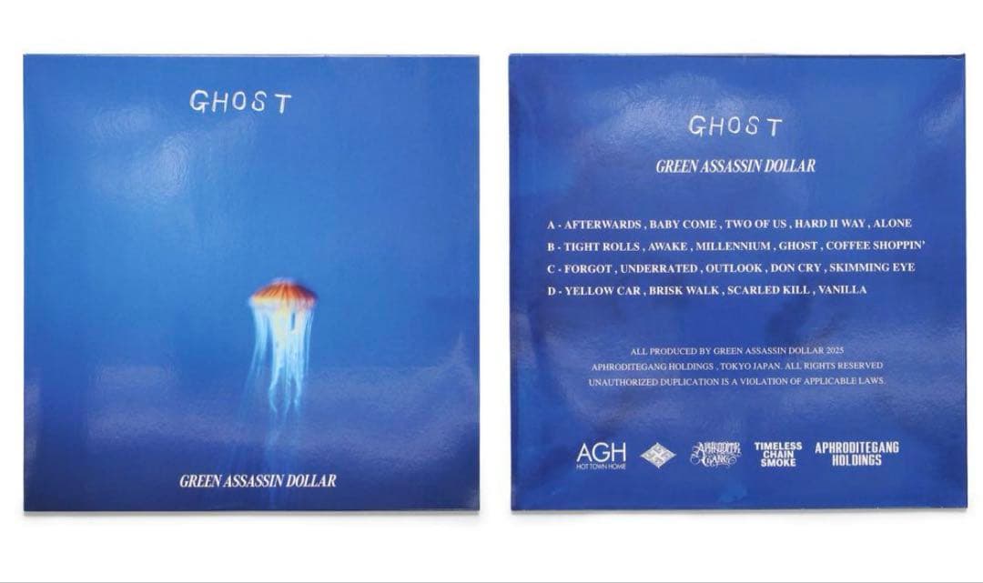 GHOST 2LP GREEN ASSASSIN DOLLAR 舐達麻