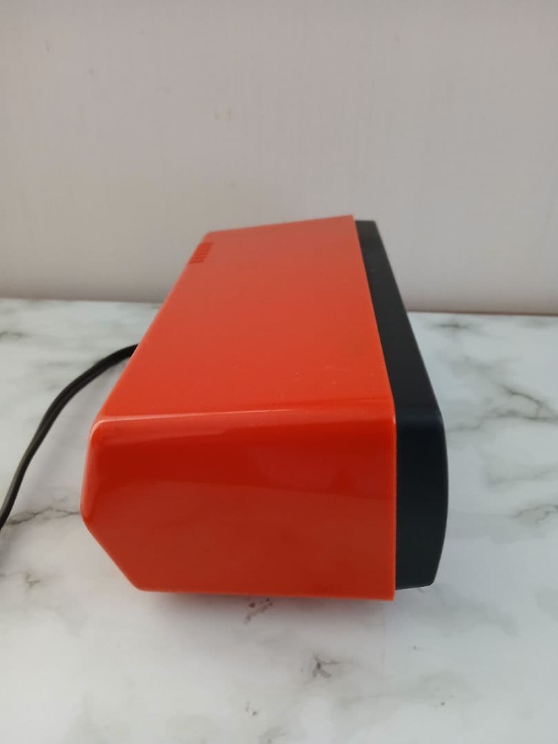 新生電機「The time」昭和レトロ 希少品 横回りデジタル置時計