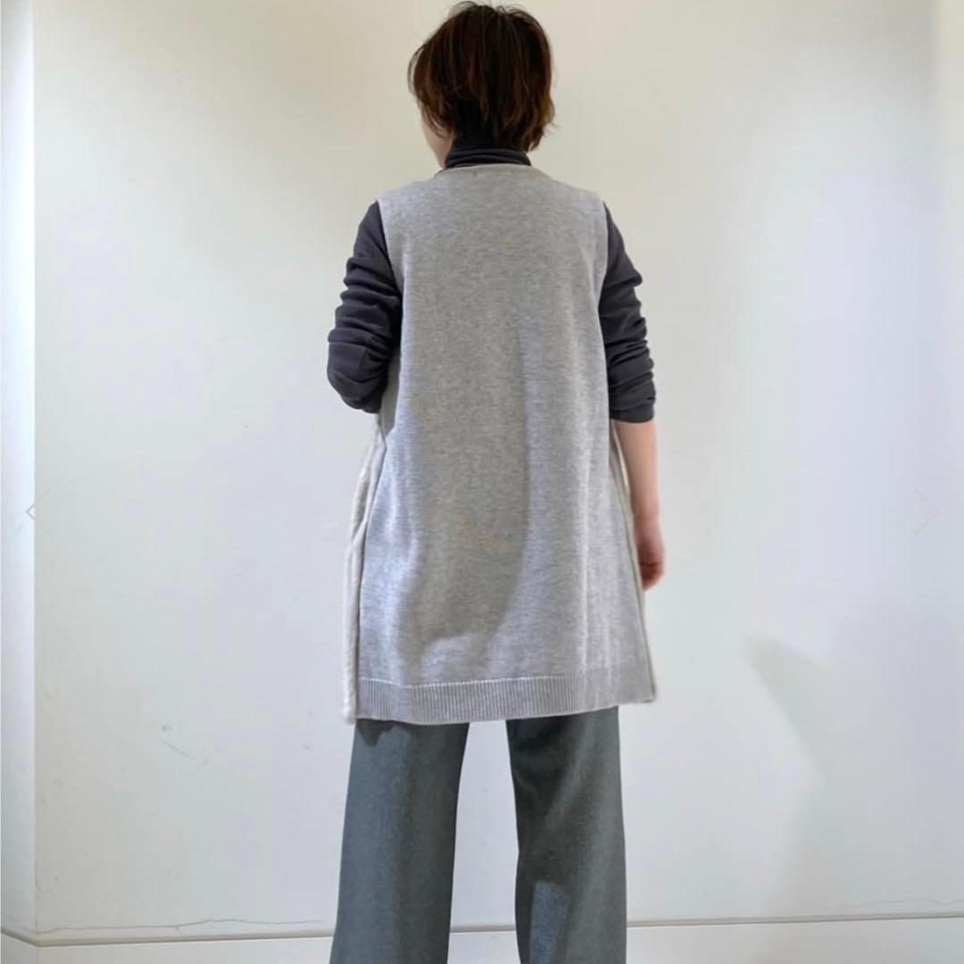 allureville アルアバイル フェイクファーコンビニットジレ