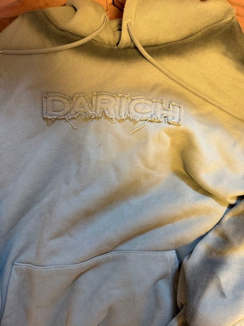 Darich スプレーレースアップフーディー カーキ
