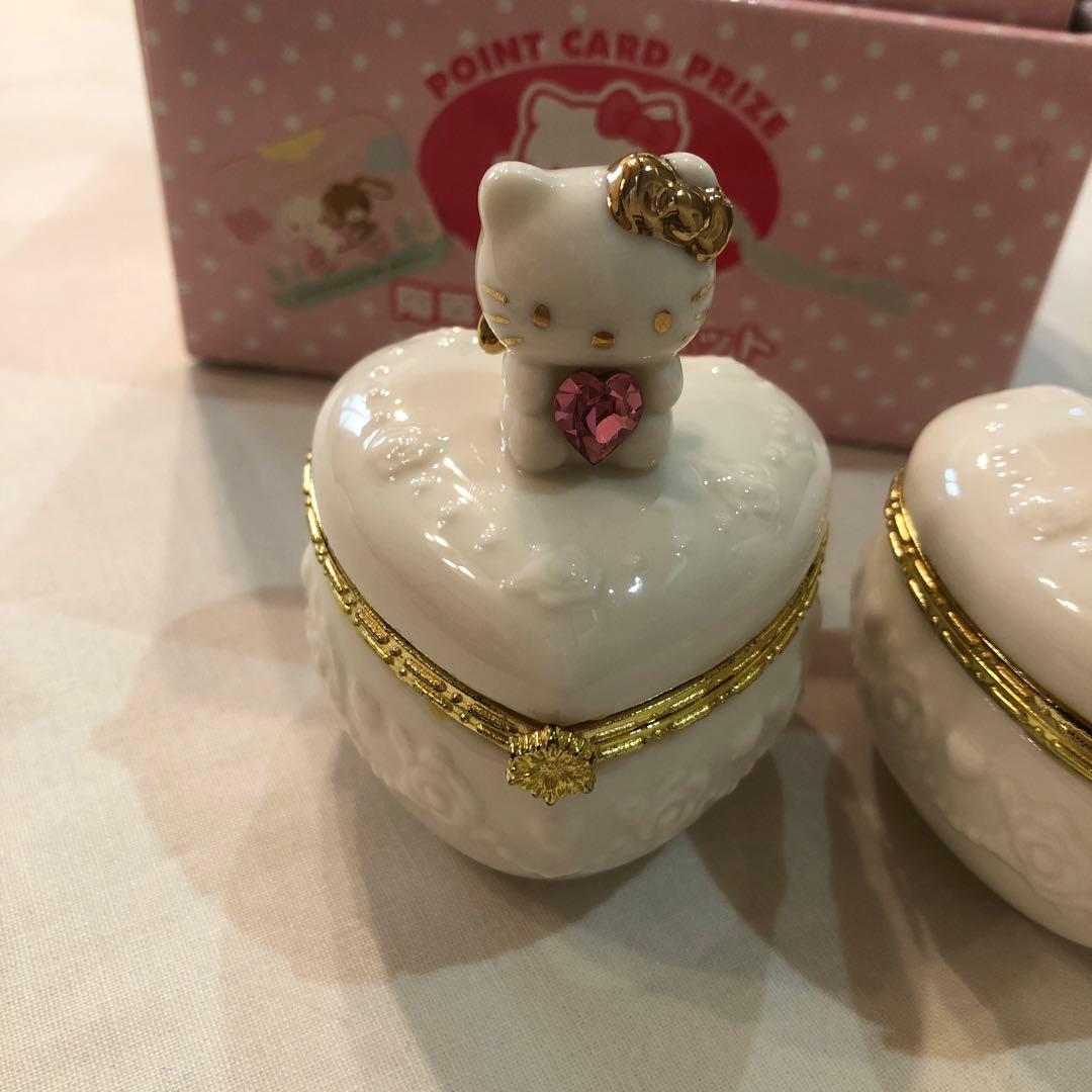 2009 サンリオ　HelloKitty 陶器小物入れセット 非売品