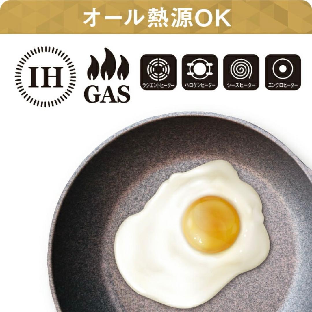 新品未使用ムテキバリア深型フライパン 28cm IH・ガス対応ムテキブタセット
