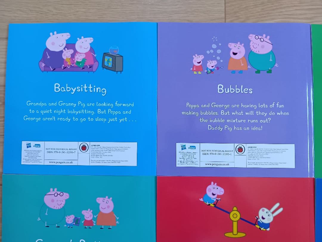 正規品 新品 Peppa Pig 10冊 大きい絵本 CD付 幼児 洋書 英語