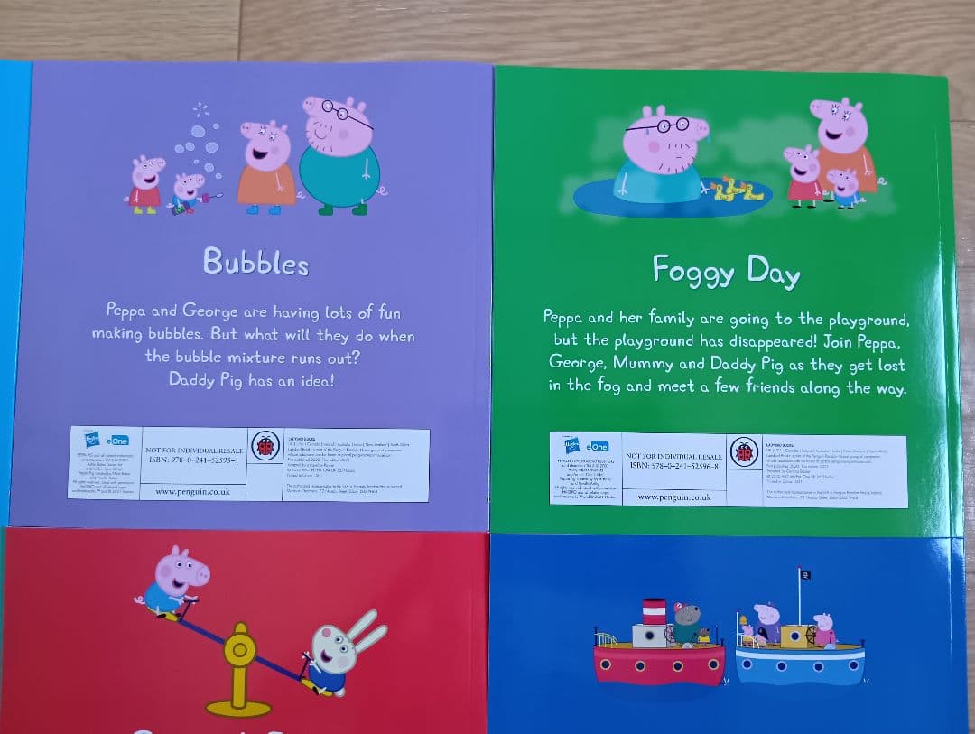 正規品 新品 Peppa Pig 10冊 大きい絵本 CD付 幼児 洋書 英語