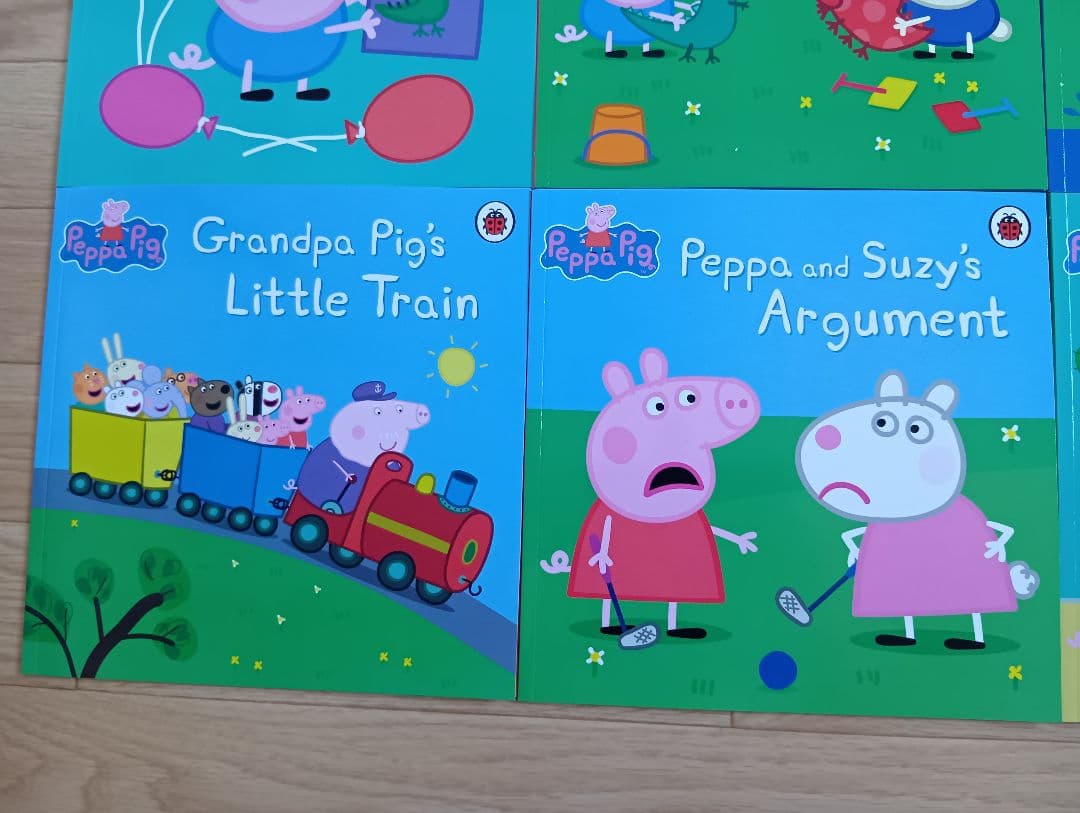 正規品 新品 Peppa Pig 10冊 大きい絵本 CD付 幼児 洋書 英語
