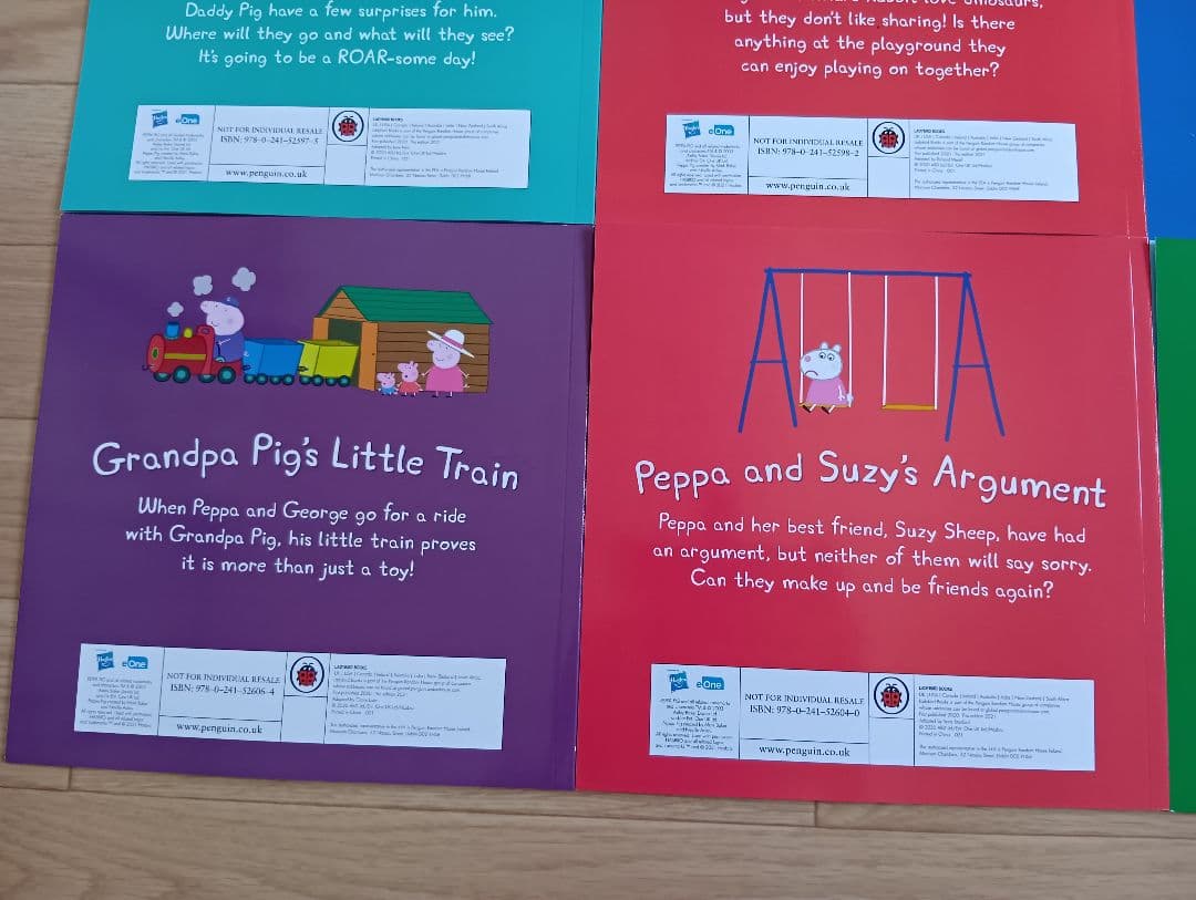 正規品 新品 Peppa Pig 10冊 大きい絵本 CD付 幼児 洋書 英語
