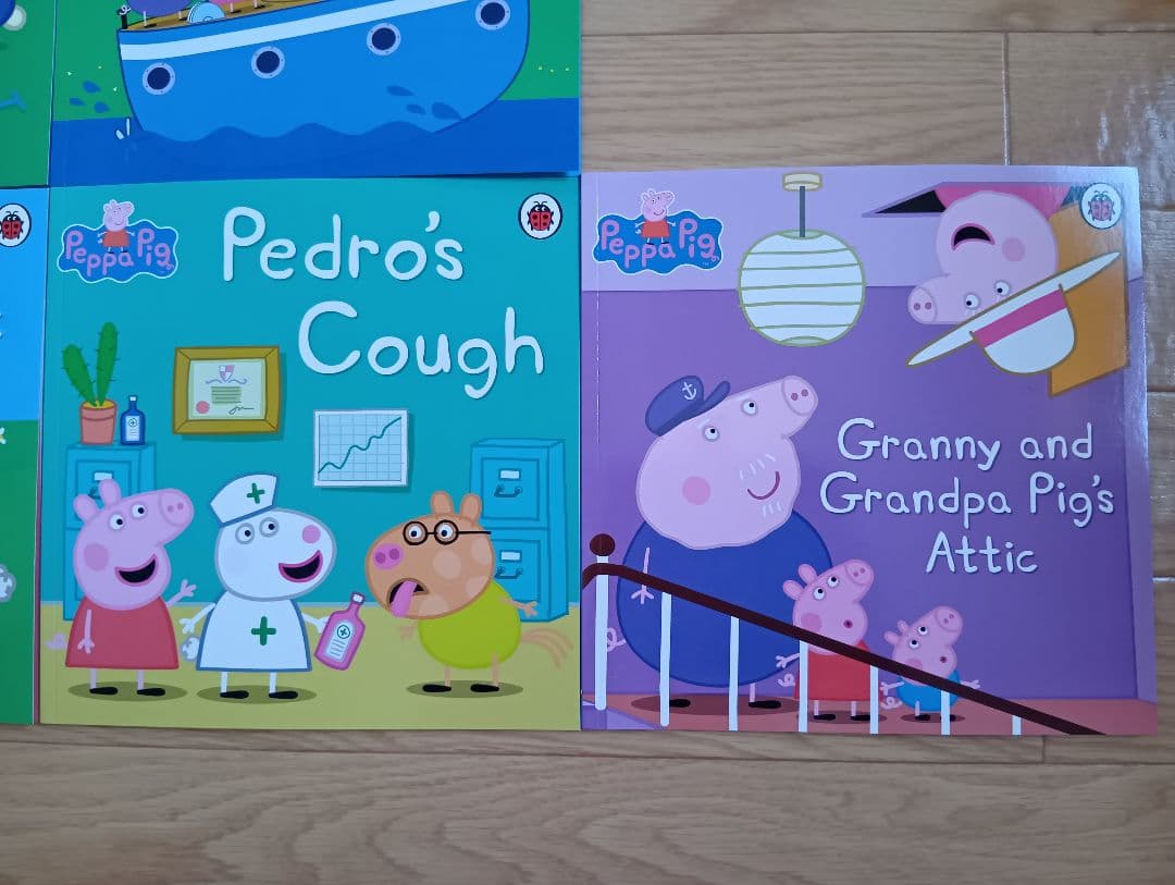 正規品 新品 Peppa Pig 10冊 大きい絵本 CD付 幼児 洋書 英語