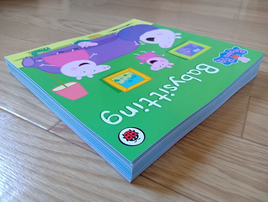 正規品 新品 Peppa Pig 10冊 大きい絵本 CD付 幼児 洋書 英語