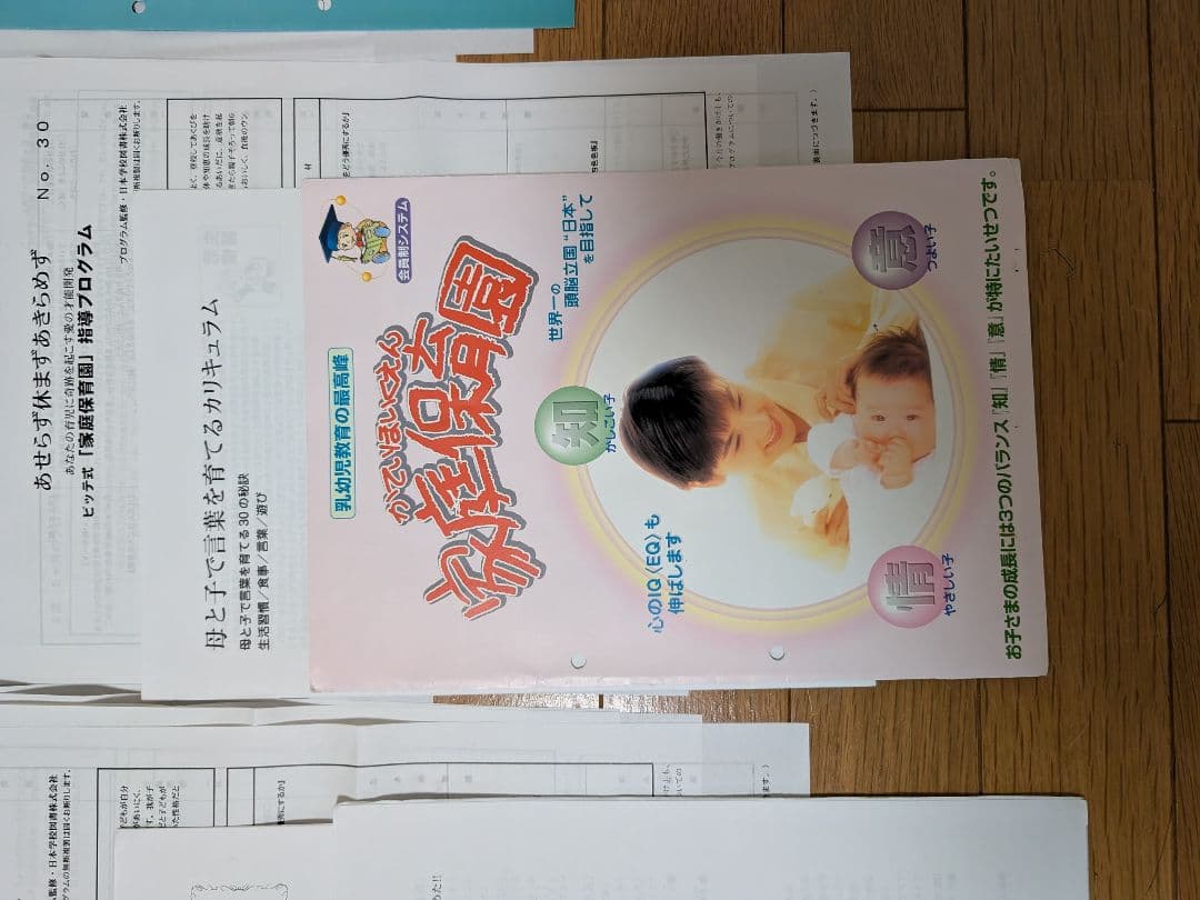 家庭保育園　指導プログラム　全冊育児・幼児教育 資料セット
