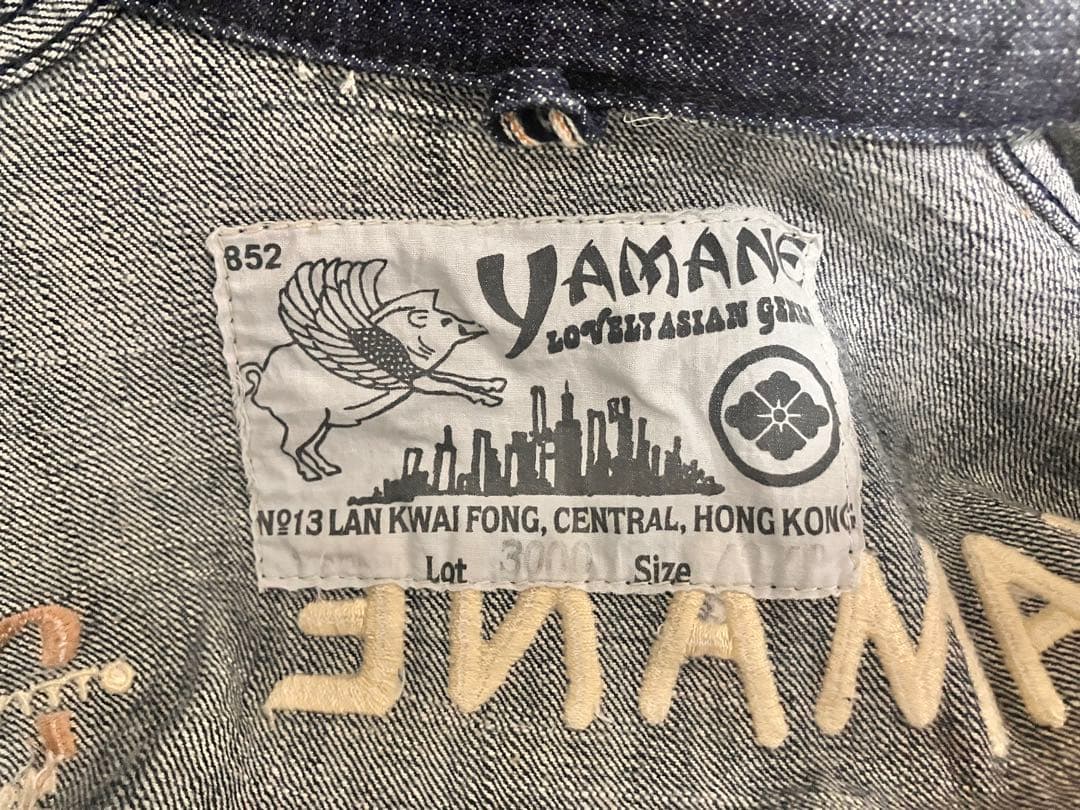 EVISU YAMANE 40-42 刺繍　希少サイズ　デニムジャケット