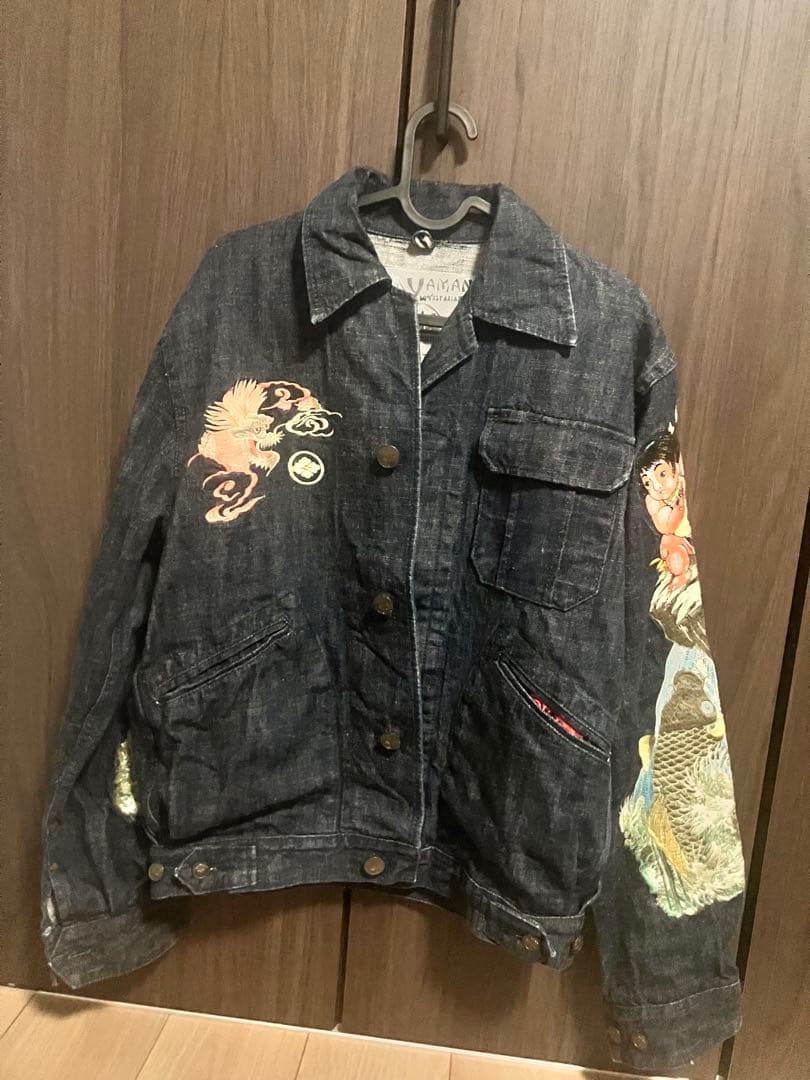 EVISU YAMANE 40-42 刺繍　希少サイズ　デニムジャケット