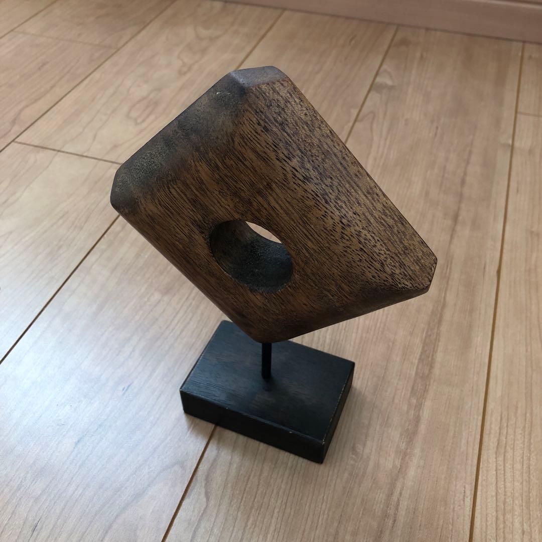 ビンテージ wood Sculpture Abstract 盛永省治好きな方
