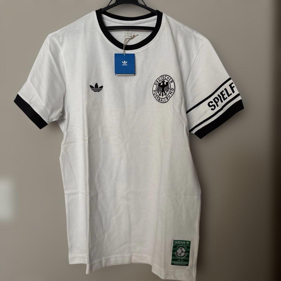 【3-12】西ドイツ代表　ベッケンバウアーTシャツ　タグ付き　難あり