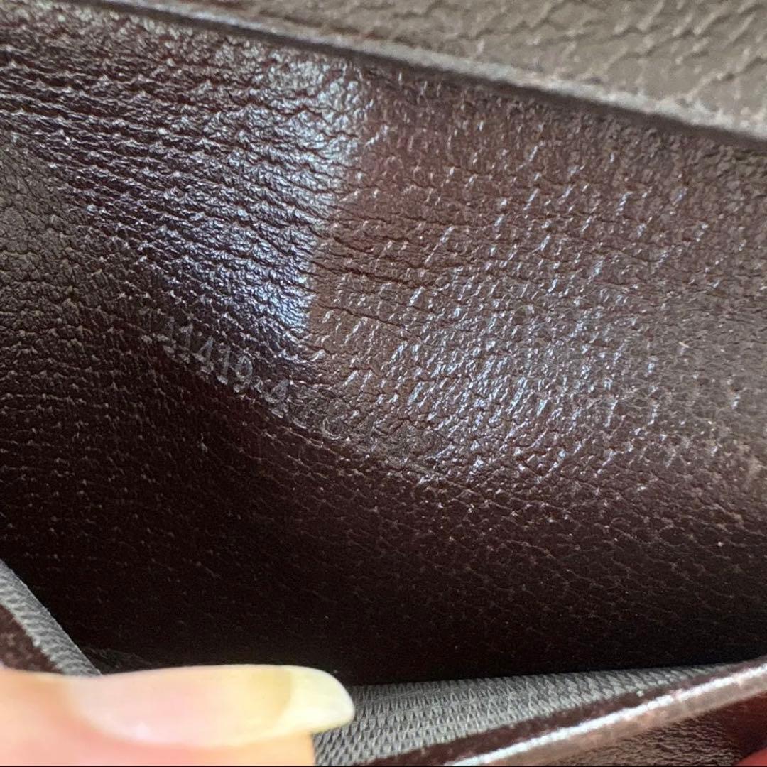 GUCCI グッチ GGロゴ キャンバスレザー キーケース ブラウン系