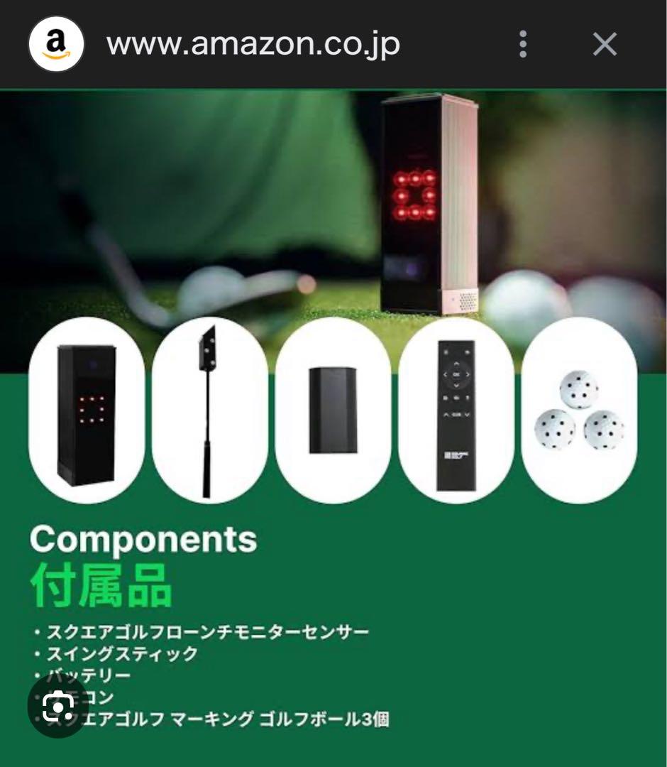 超美品　スクエアゴルフ　弾道計測機　1回のみ使用
