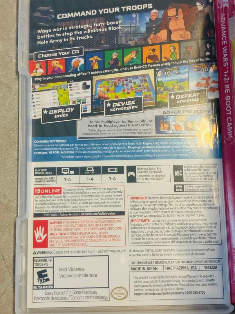 Advance Wars 1+2 アドバンスウォーズ1+2 ファミコンウォーズ