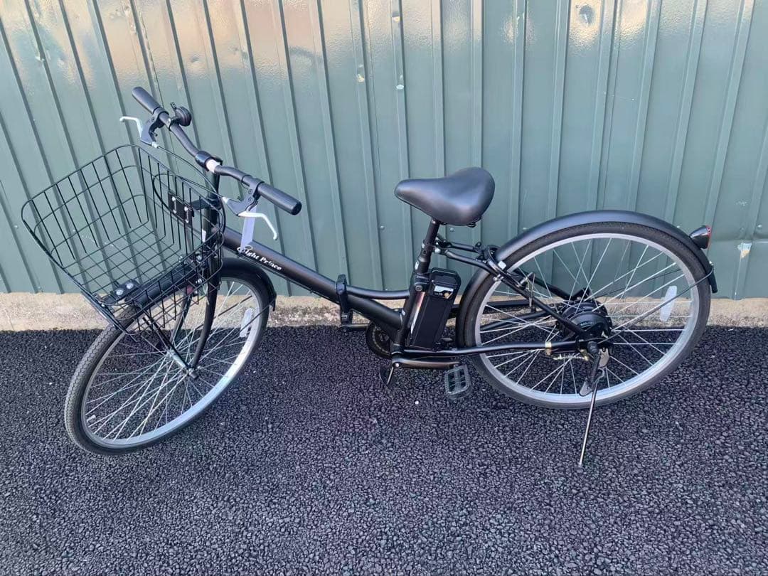 中古　組み立て済　電動アシスト自転車 シティタイプ ブラック