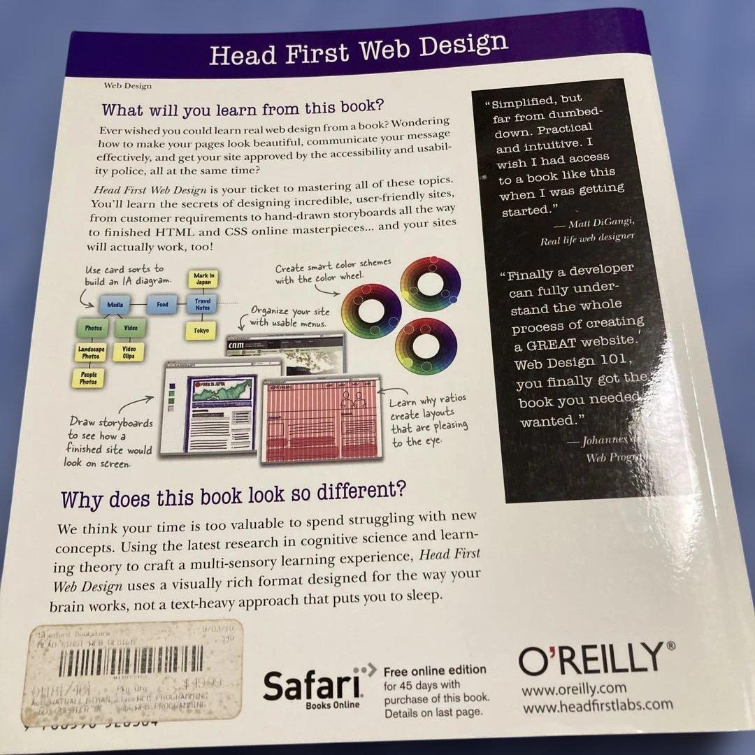 コンピュータ・IT Head First Web Design