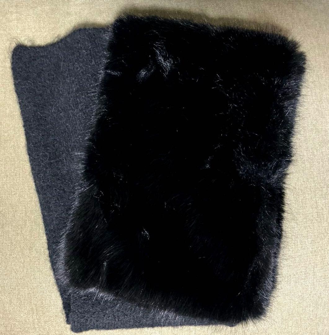 ★完売品★ZARA MANTECO ブラック ケープコート※訳あり、オマケ付き